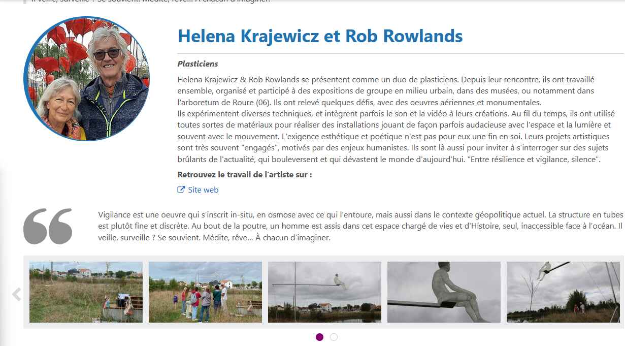 Page Rowlands-Krajewicz Sentiers des Arts